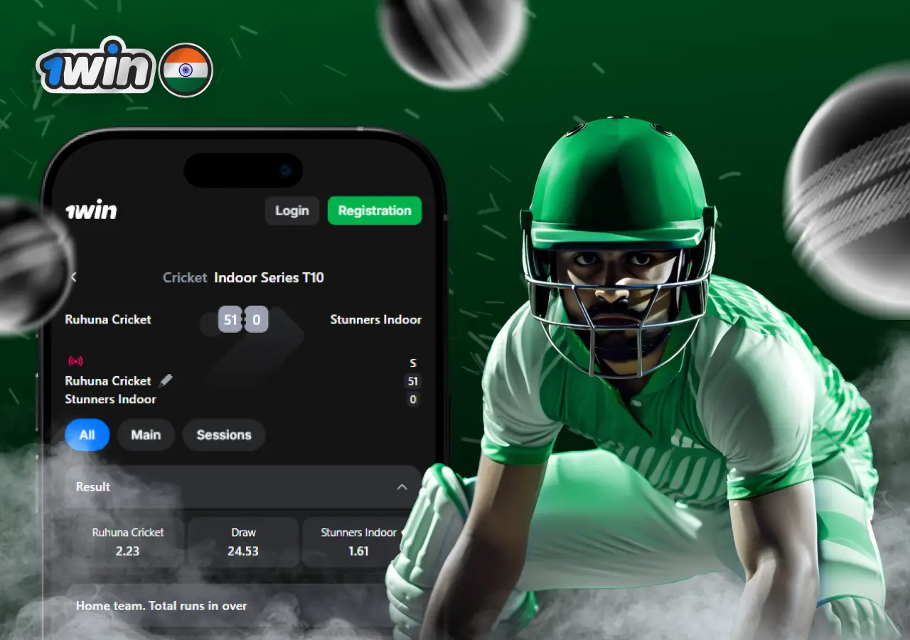 1win sports betting for gamblers from India